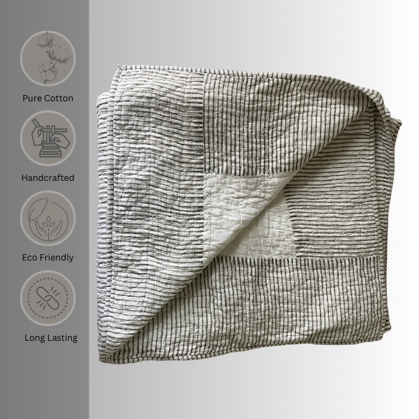 Kushi Grey Quilt